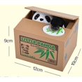 thumbnail image 1 of Steal Money Box Piggy Bank Saving Coin, Fun Cat Stealing Money Piggy Bank (Panda Box Bamboo), 1 of 4