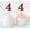 Red, variant on Darling Souvenir, Number 4 Birthday Year Cupcake Toppers, Birthday/ Anniversary Party Dessert Decorations - Pack Of 20