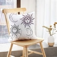 thumbnail image 5 of LALILO Throw Pillow Covers Beautiful Sun Symbol Tattoo Symbol Cushion Cover 18" x 18", 2 Pack, 5 of 6