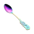 thumbnail image 2 of Snmubt Stainless Steel Rose Spoon Coffee Stirring Spoon Dessert Spoon Couple Spoon (As Shown), 2 of 2