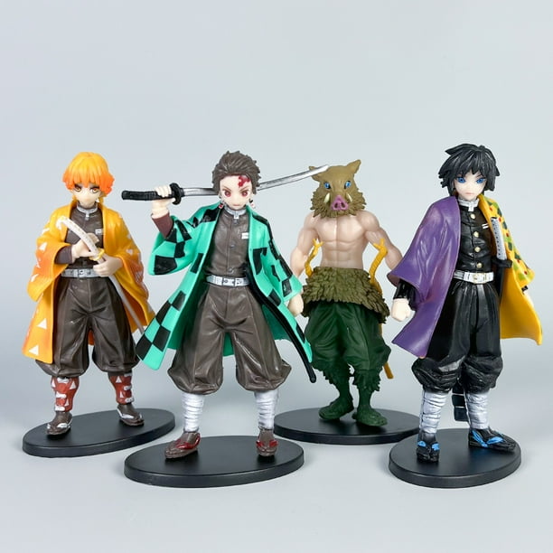 Demon Slayer Agatsuma Zenitsu Anime Cartoon Game Fit Model Anime