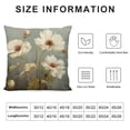 thumbnail image 5 of Fenyluxe Flowers Pillow Covers for Couch Sofa Indoor Outdoor Soft and Durable Home Decor 1PC 20x20in, 5 of 5