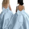 thumbnail image 4 of JIAYUE Girls Dresses Elegant With Cathedral Train For Wedding Photography Pageant Formal Attire For Kids Dailywear(Blue), 4 of 4