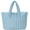 Blue, variant on Kukuzhu Quilted Shoulder Tote Bag Women Padding Cotton Down Hobo Bag Large Casual Shopping Handbag Purse