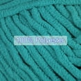 thumbnail image 5 of Uxcell 2Skeins Velvet Yarn Blanket Yarn 2x100g/7.1oz Polyester Soft Knitting Chenille Yarn Dark Cyan, 5 of 7