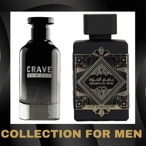 Collection For Men (2 Piece) | Bade'e Al Oud for Glory EDP & Crave Extreme For Men I By Intense Elite
