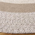 thumbnail image 3 of Safavieh Braided Dervla Striped Reversible Area Rug, Beige/Ivory, 5' x 5' Round, 3 of 7