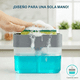 thumbnail image 5 of Dispensador de Jabón 2 en 1 con Esponja para Cocina, ABS Resistente, Reutilizable, A Prueba de Fugas, Organizador de Fregadero para Platos y Cubiertos, 5 of 8