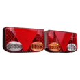 thumbnail image 1 of 2pcs 12v Led Tail Light, Rear Brake Signal Light, Suitable For Car Truck Truck Trailer, 1 of 5