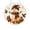 A #13, variant on StlyGar Christmas Pearl Painting Suncatcher DIY Kit,acrylic hanging craft with pearl and rhinestone details, holly, presents and metal chain B Cottage