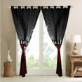 thumbnail image 2 of Erosebridal Basketball Curtains & Drapes,Ball Games Sports Blackout Curtains,Basketball Hoop Window Curtains,Red Black Basketball Window Treatments 2 Panels 42"Wx84"L, 2 of 6