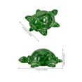 thumbnail image 2 of Masteelf Ceramic Green Turtle Style Toilet Bolt Cap Cover for Home Use Easy Installation and Practical Design, 2 of 7