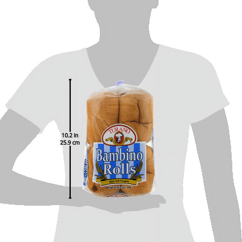 Turano Bambino Rolls, Mini Soft Hoagies