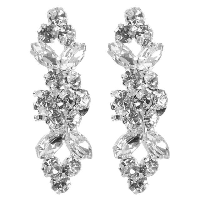 Miangastore 2 Pcs Pinces à Chaussures de Mariée Strass Brillants Décorations de Chaussures pour Femmes Pinces à Chaussures Décoratives Boucles de Chaussures pour Femmes et Mariée