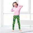 thumbnail image 5 of joogoo Girls' Leggings Cute Crocodile Print Yoga Pants 4T, 5 of 8