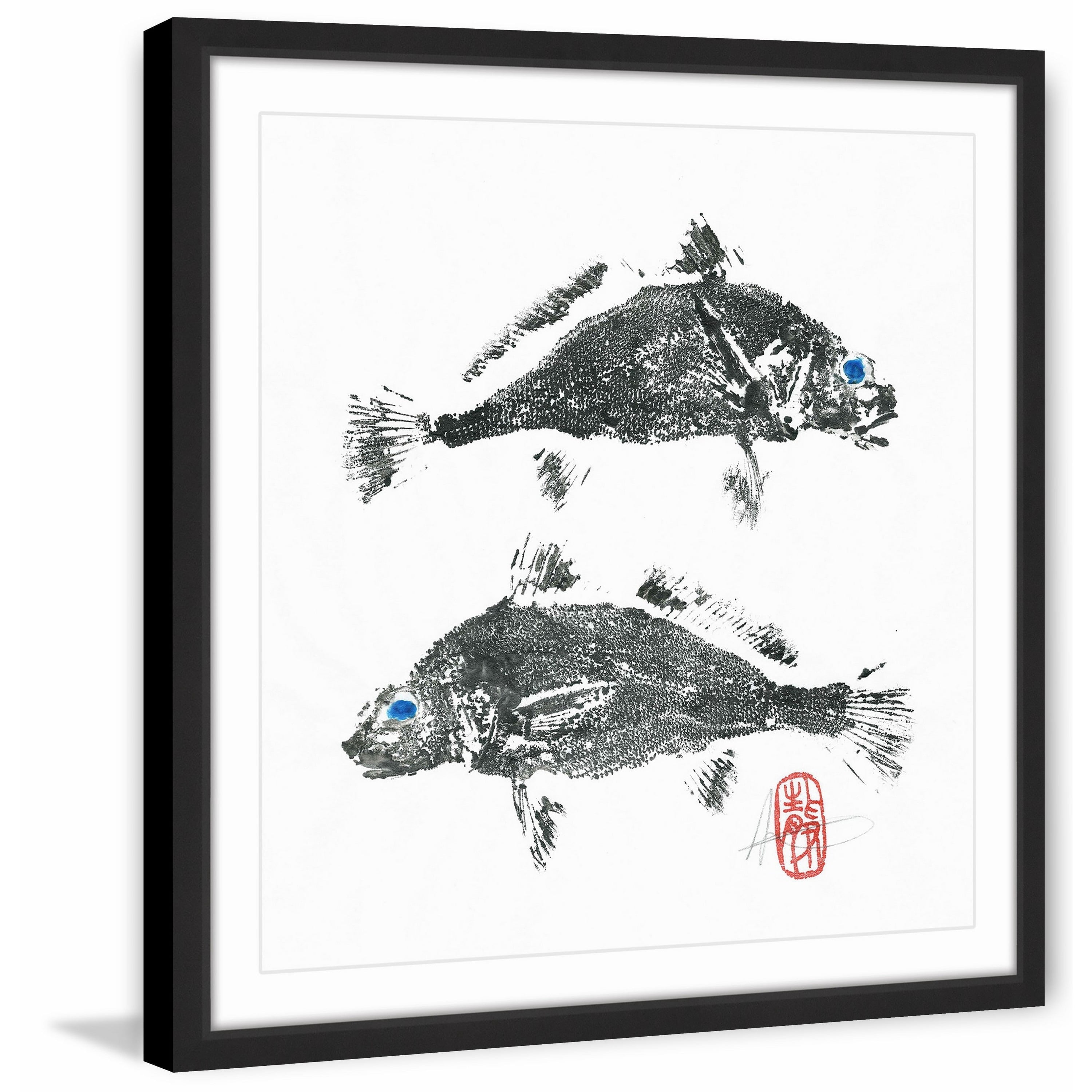 "Each One His Way" Framed Painting Print