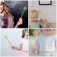 thumbnail image 3 of Varita mágica para niños, varita mágica de juguete, bastón de estrella de ángel, suministros para espectáculos, 3 of 7