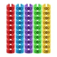 thumbnail image 1 of Bandas de piernas avícolas 100pcs bandas de identificación de pollo para pájaros paloma ganso M, 1 of 8