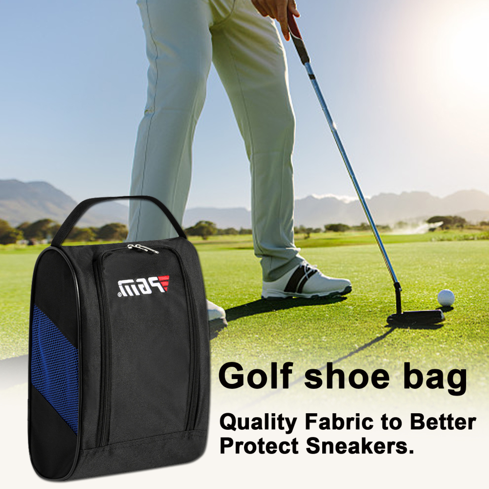 Athletic Golf Shoe Bag Keep Your Shoes With You At All Times for Soccer Cleats Basketball Shoes or Dress Shoes  Black - image 4 of 6
