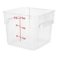 Met Lux 6 Quart Bucket, 1 Square Marinating Container With Volume