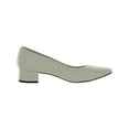 thumbnail image 2 of Walking Cradles Womens Heidi Leather Round Toe Pumps, 2 of 3