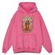 thumbnail image 3 of Sudadera con capucha de Nuestra Señora de Guadalupe con lavado desgastado retro para hombre, moda con capucha, 100 % algodón, estilo hip hop, ropa holgada, sudadera con capucha holgada de gran tamaño, 3 of 4