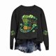 thumbnail image 5 of RKSTN St Patrick's Day Sweatshirt for Women Oversized Crewneck St Paddy's Day Irish Luckys Shamrocks Graphic Print Sweatshirts Top Womens Casual Plus Size Round Neck Loose Long Sleeve T Shirts, 5 of 5