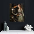 thumbnail image 4 of ONETECH Lamia And The Soldier John William Waterhouse - Fantasy Knight Medieval Romance Love Poster Wall Art Painting Canvas Wall Decor Modern Family Home Bedroom Background Wall Decor, 4 of 4