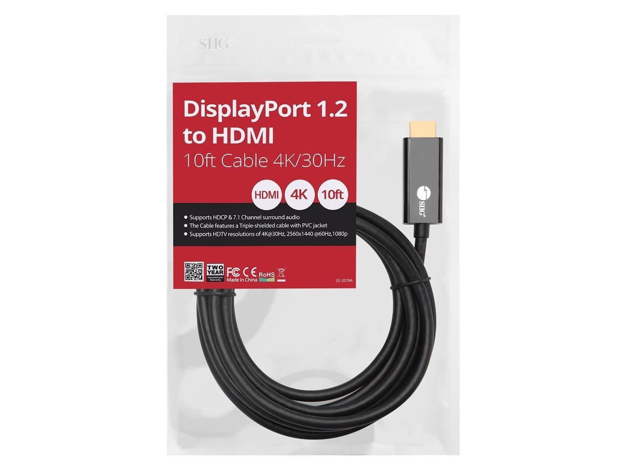SIIG DisplayPort/HDMI Cable Connector