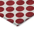 thumbnail image 4 of Addison Rugs Chantille Indoor/Outdoor Transitional Circles Red Washable Rectangle Rug, 5' x 7'6", 4 of 6