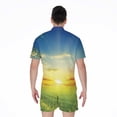 thumbnail image 2 of Sunrise Meadow Short Sleeve Men'S Rompers, Sun Light Sunny Casual Summer Jumpsuits Outfit, 2 of 4