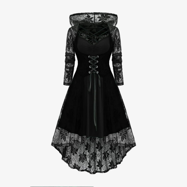 black lace witch dress 90s Helle Of The Ball Witch main image 1
