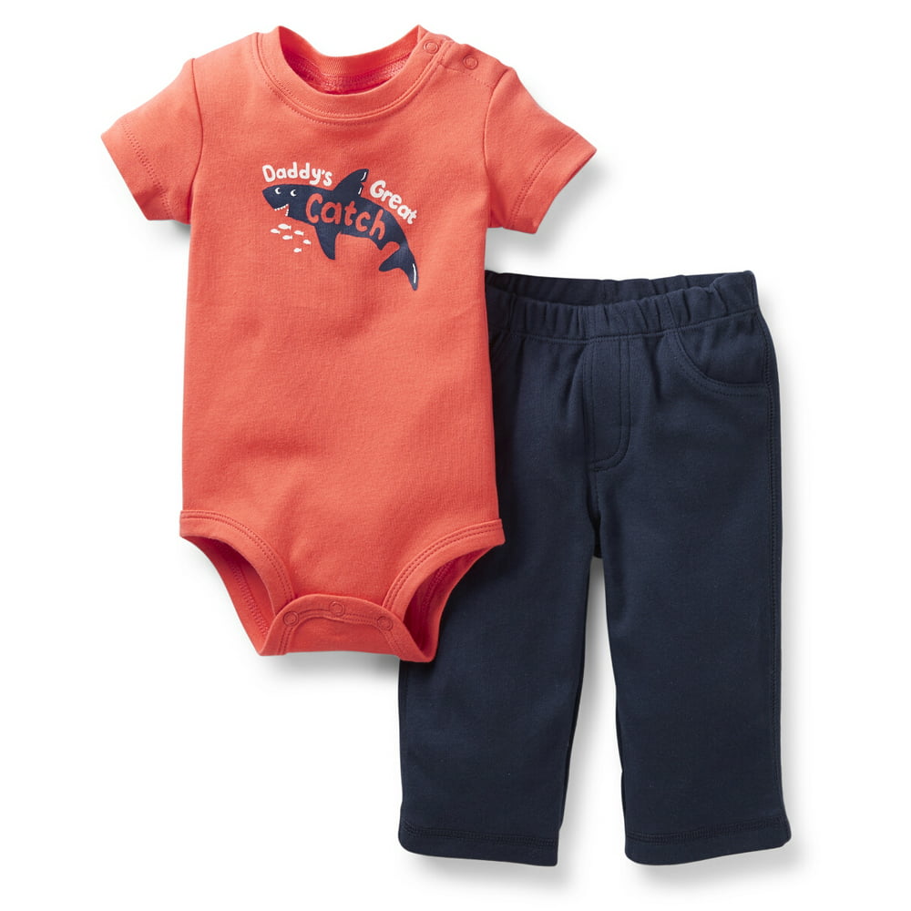 Carter's Carters Baby Clothing Outfit Boys 2Piece Bodysuit Onesie & Pant Set
