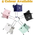 thumbnail image 2 of Viviendo Foldable Shopping Trolley, 65L Collapsible Utility Cart, Folding Portable Crate Handcart with Climbing Wheels and Metal Telescopic Handle - Green, 2 of 9