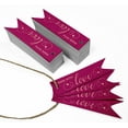 thumbnail image 3 of Inkdotpot Rose Gold Foil Paper Hang Tags Made With Love Text Favor Tags 100 Pieces, 3 of 6