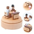 thumbnail image 2 of EeaseCA Love Couple Musical Box Creative Birthday Favor Clockworek Musical Box Book Desktop Decoration Melody, 2 of 7