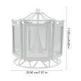 thumbnail image 4 of CIMAXIC Wedding Photo Frame 1 Set Music Picture Frame Table Photo Frame Creative Photo Holder (White),7.87"X7.87"X6.69", 4 of 4