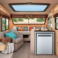 thumbnail image 5 of Equator Compact RV-Marine-Offgrid Refrigerator-Freezer 1.6cf 12V 110V Silver, 5 of 11