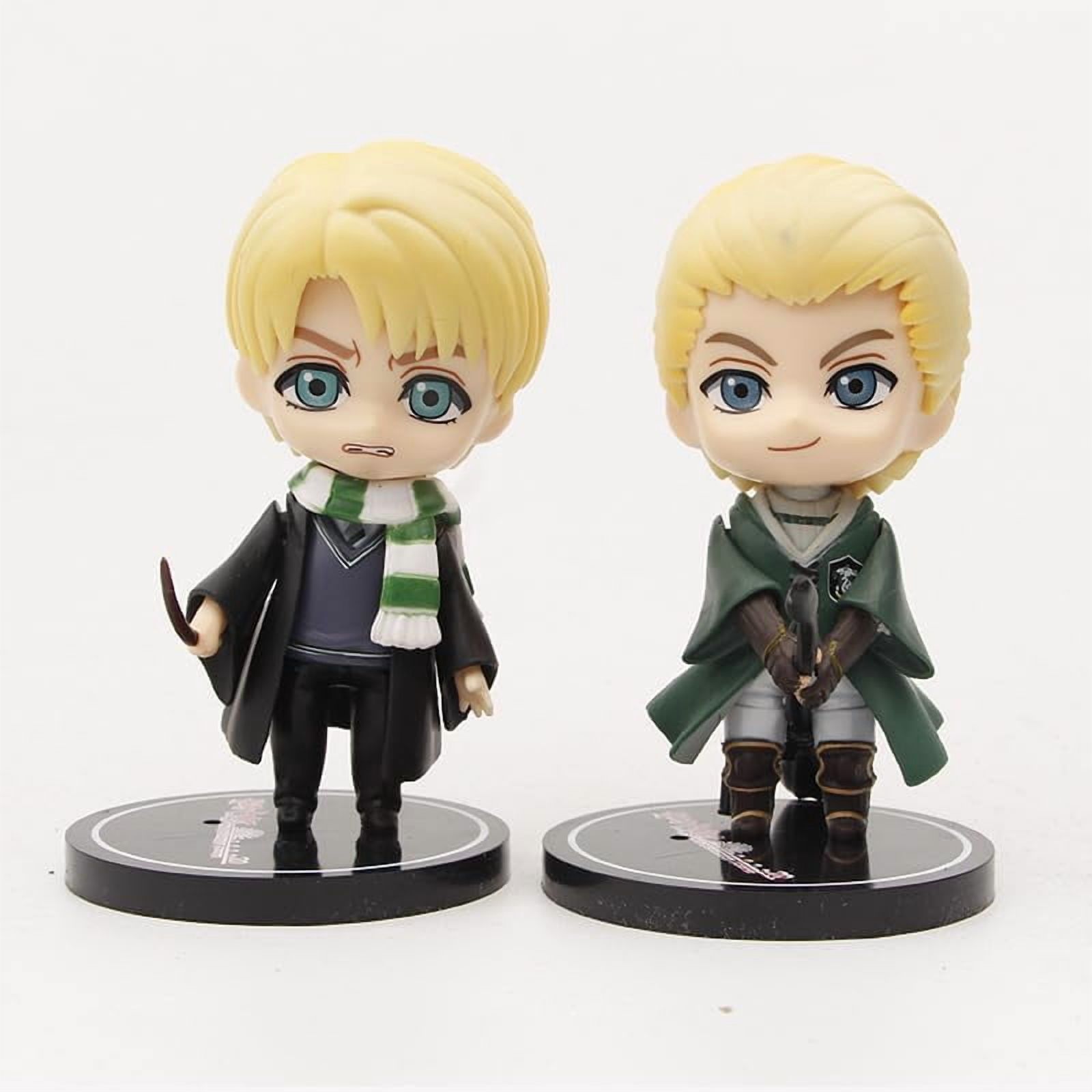 New Dumbledore, Harry, Ron Weasley Figure, 6pieces Standing Q Version Anime Figures 10cm/3.9inch PVC Character Cosplay Model Handicrafts Gift