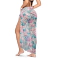 thumbnail image 2 of Yuyamidu Shell Sarong Wraps for Women Soft Print Bikini Wraps for Swimwear Lightweight Bikini Cover Up Breathable Bathing Suit Cover Up, 2 of 7