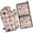 Pink French Bulldog, variant on Pink French Bulldog Flowers Florals Kitchen Oven Mitt and Pot Holder Sets 4 Pcs for Baking, Cooking and Grilling, Heat Resistant Up To 392 °F