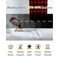 thumbnail image 5 of Red Black Plaid Blackout Curtains 39 Inches Long for Bedroom, Country Vintage Bear Buffalo Gingham Thermal Insulated Room Darkening Black Out Window Curtain Panels Grommet Drapes for Living Room, 5 of 8