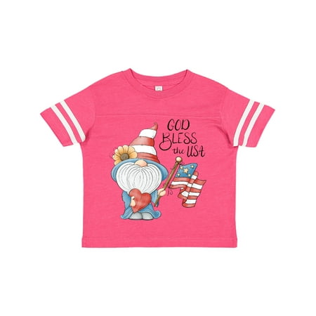 

Inktastic God Bless the USA Gnome Gift Toddler Boy or Toddler Girl T-Shirt