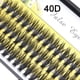 thumbnail image 1 of Extensión de pestañas de visón súper gruesas 20D/30D, maquillaje profesional, efecto de volumen 3D, pestañas de injerto, pestañas postizas individuales falsas Tan Jianjun unisex, 1 of 2