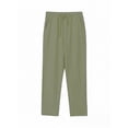 thumbnail image 5 of LEKWK Mens Linen Sets Lightweight 2 Piece Lounge Set Button Down Long Sleeve Shirt and Relaxed Pants Matching Outfits for Beach Vacation Travel, 5 of 5
