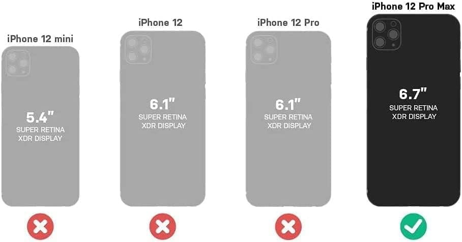OtterBox Commuter Series Case for iPhone 12 Pro Max Only - Non-Retail Packaging - Rock Skip Way