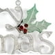thumbnail image 3 of Letrero de puerta de Feliz Navidad, adorno de decoración para árbol de Navidad, colgador de puerta de Navidad, letrero de pared para vacaciones, suministros de decoración para fiesta de Navidad, plateado, 30cm2p-- Sailing Electrónica, 3 of 4