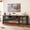 Black, variant on Sunmthink Farmhouse TV Stand with 36" Fireplace for TVs up to 90", 87" Media Entertainment Center with Adjustable Shelves and Large Storage Cabinets, for Living Room, Black