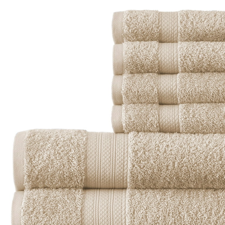 100-percent Plush Cotton 24-piece Economic Bath Towel set 