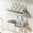 thumbnail image 2 of CSChome Storage Rack Wall-Mounted Kitchen Towel Rack Multifunctional Adjustable Storage Organizer Space-Saving Shelf, 2 of 6